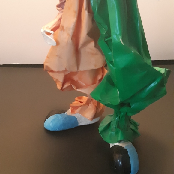 Clown papier maché ● Handmade - Picture 6 of 11